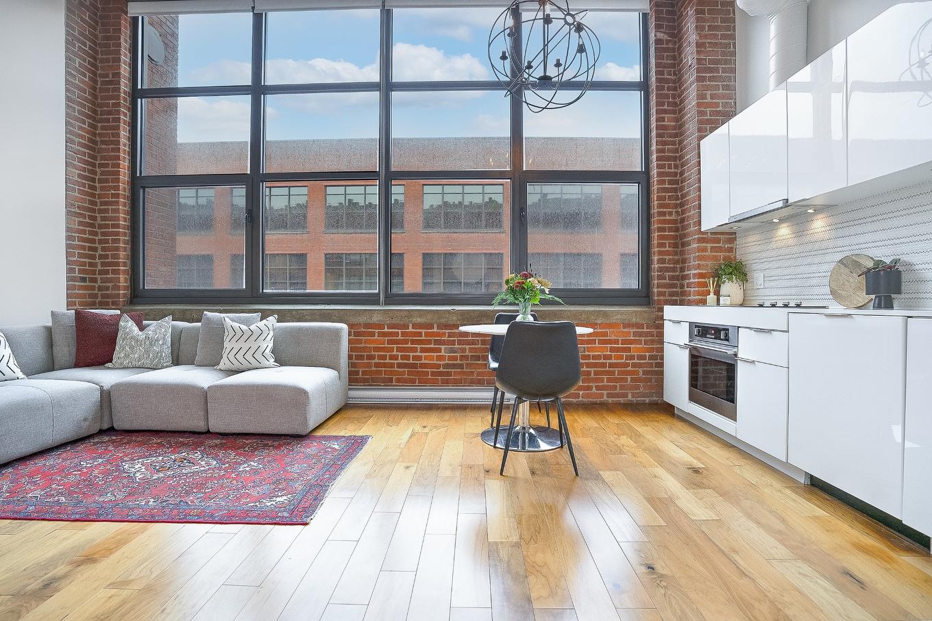 Salon - 712-1730 Rue St-Patrick, Montréal (Le Sud-Ouest), QC - Indoor Photo Showing Living Room