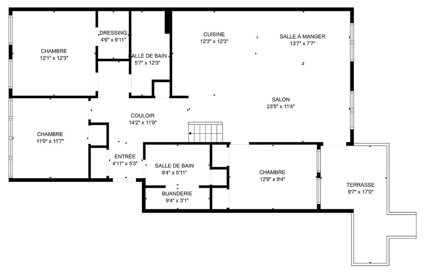 Plan (croquis) - 7-1850 Rue Mullins, Montréal (Le Sud-Ouest), QC