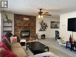 Cozy gas fireplace -