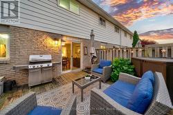 Backyard terrace with BBQ -