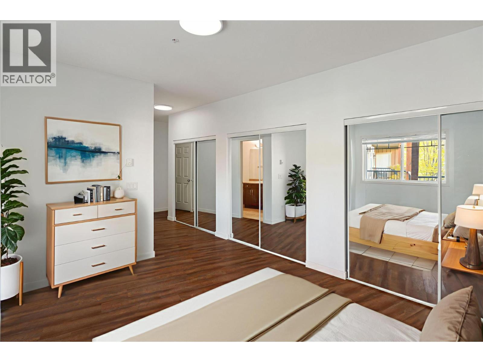 Virtually Staged - 250 Hollywood Road S Unit# 206, Kelowna, BC - Indoor Photo Showing Bedroom