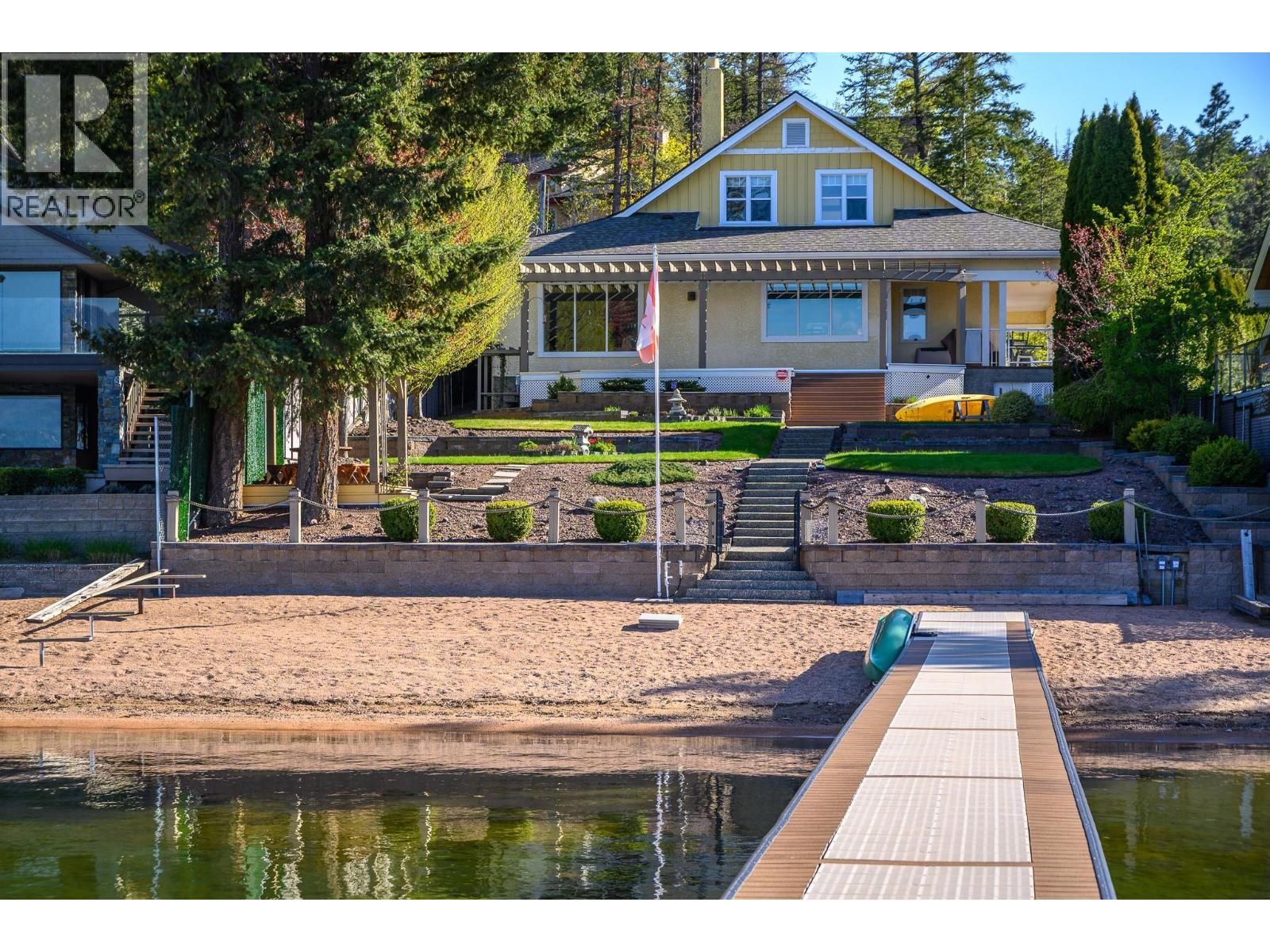 9739 Delcliffe Road, Vernon, BC - Outdoor With Deck Patio Veranda With Facade