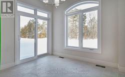 Walkout to yard from Kitchen eating area -