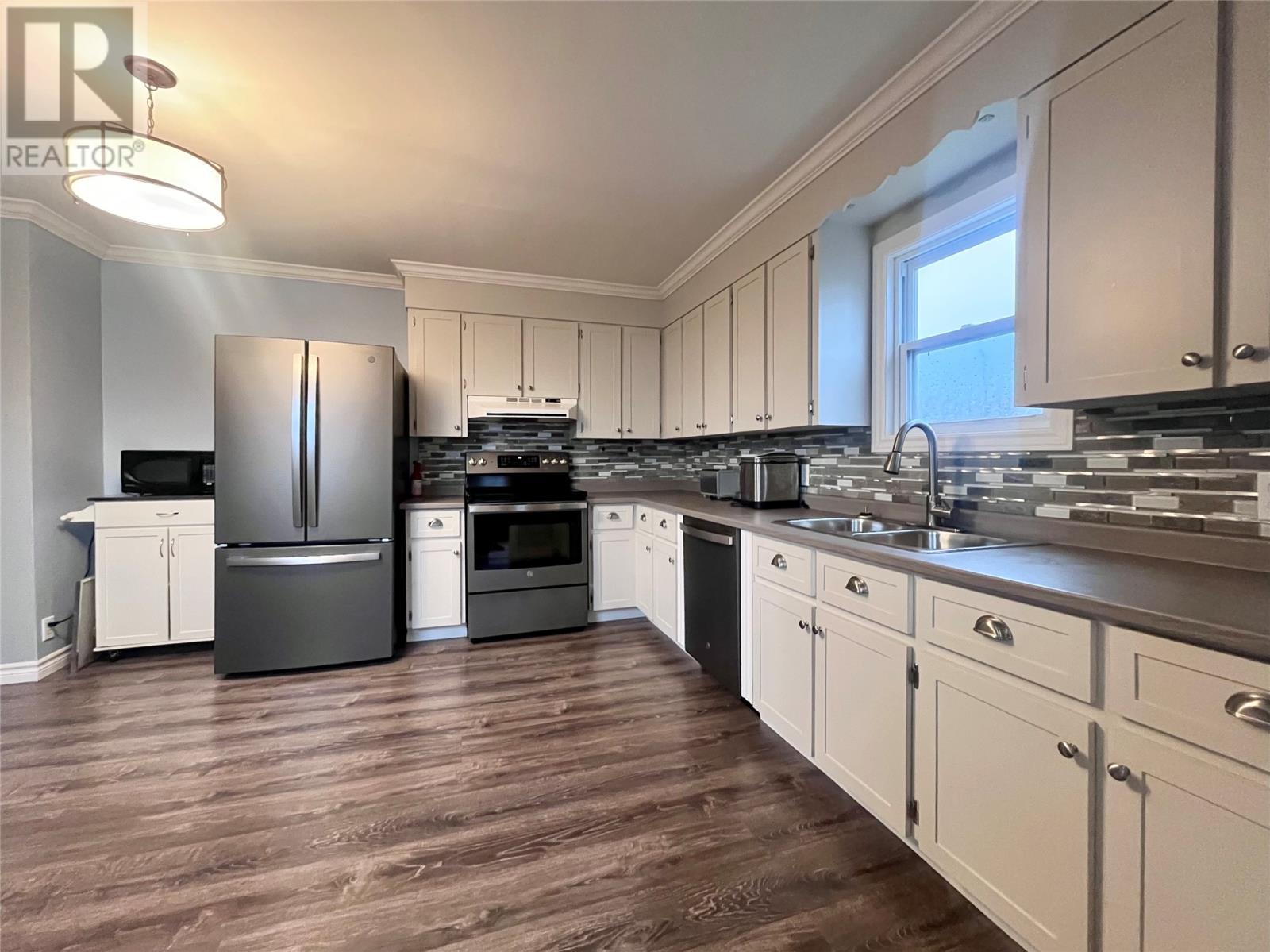 1 Brookview Place, Grand Bank, NL - Indoor Photo Showing Kitchen With Double Sink