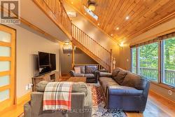 2-story Grand Room flanked by large windows -