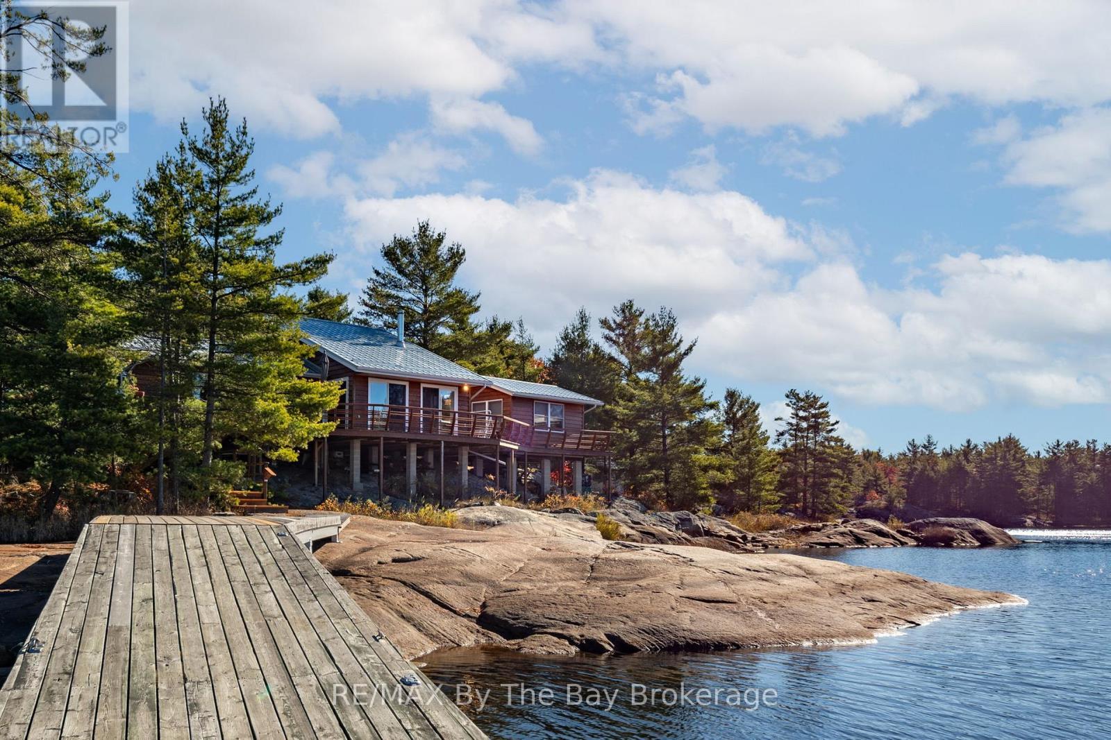 2 Island 2890, Georgian Bay (Gibson), ON - Outdoor With Body Of Water With Deck Patio Veranda With View