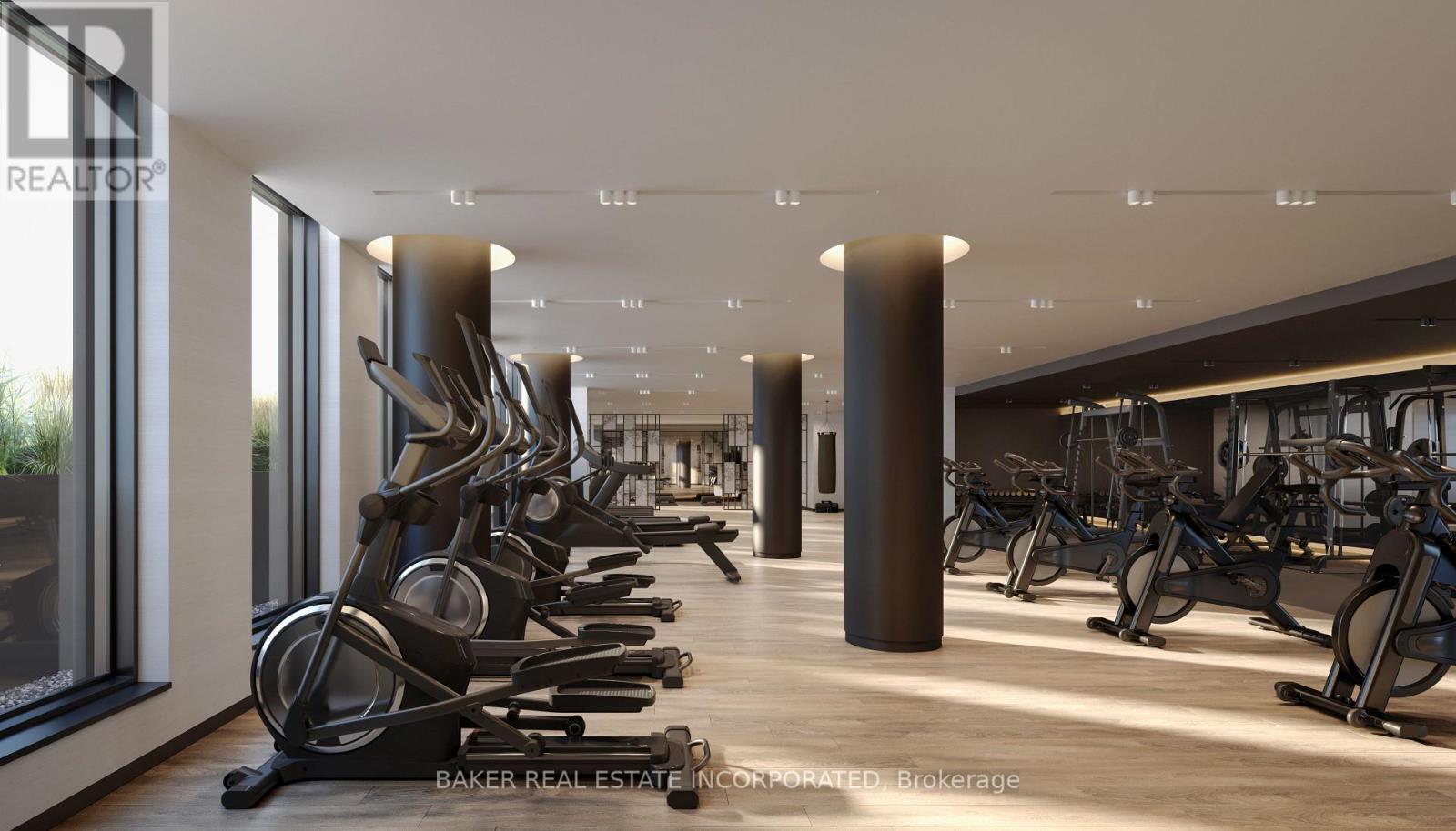 3403 - 223 Redpath Avenue, Toronto, ON - Indoor Photo Showing Gym Room