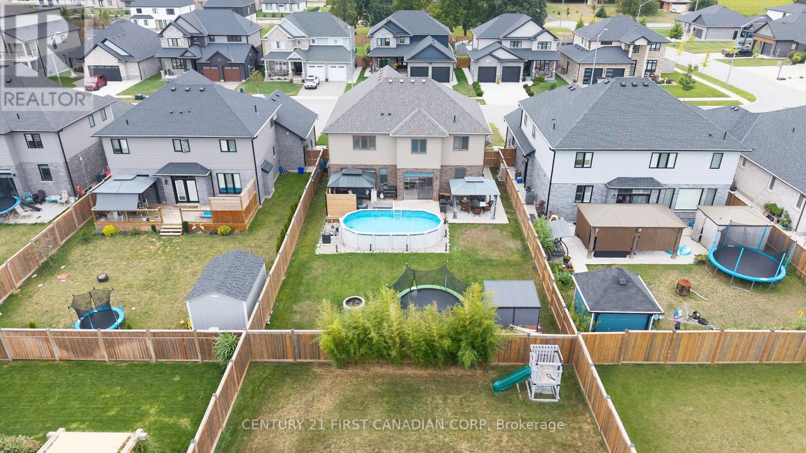 99 Thames Springs Crescent, Zorra (Thamesford), ON - Outdoor With Above Ground Pool