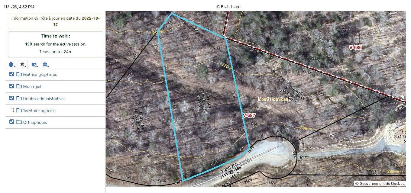 Photo aérienne - Rue Laurier, Mont-Tremblant, QC