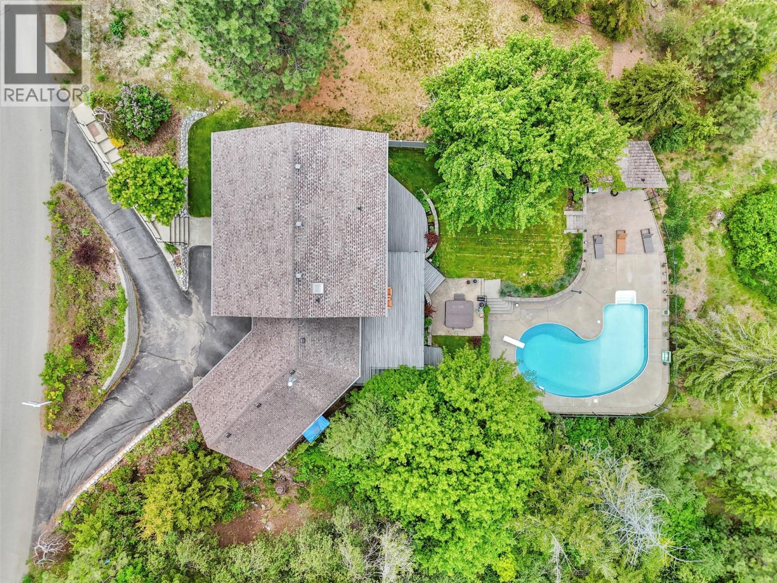 1978 High Schylea Drive, Kamloops, BC - Outdoor With In Ground Pool