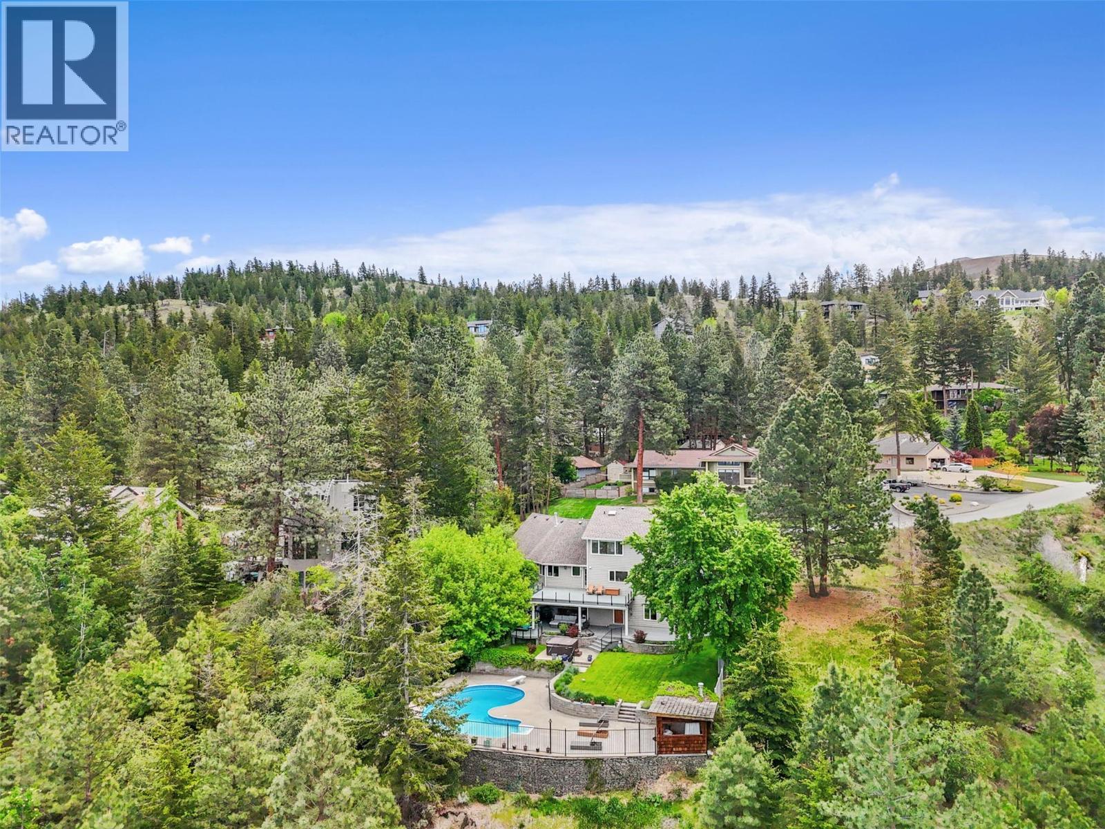 1978 High Schylea Drive, Kamloops, BC - Outdoor With In Ground Pool With View