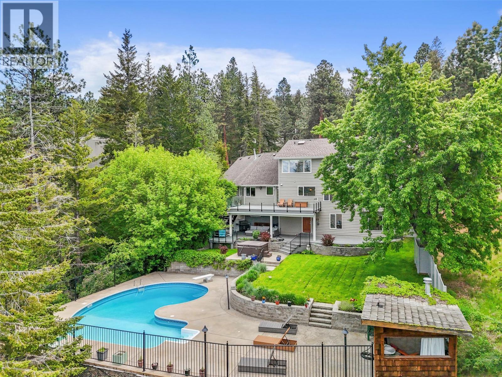 1978 High Schylea Drive, Kamloops, BC - Outdoor With In Ground Pool With Deck Patio Veranda