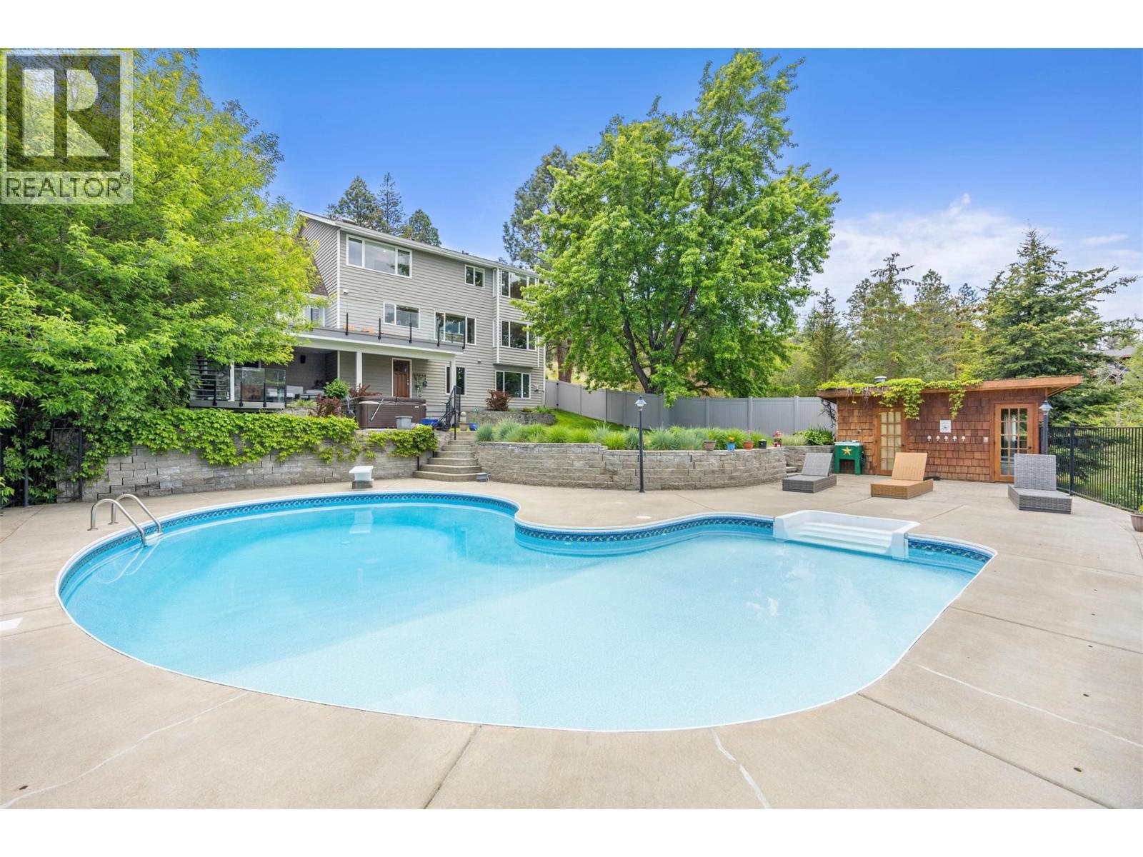 1978 High Schylea Drive, Kamloops, BC - Outdoor With In Ground Pool With Deck Patio Veranda With Backyard