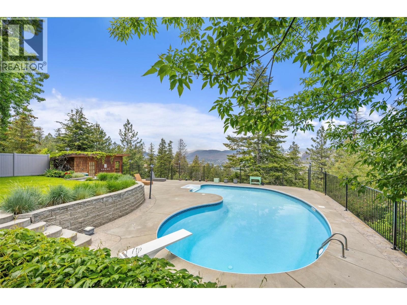 1978 High Schylea Drive, Kamloops, BC - Outdoor With In Ground Pool With Backyard