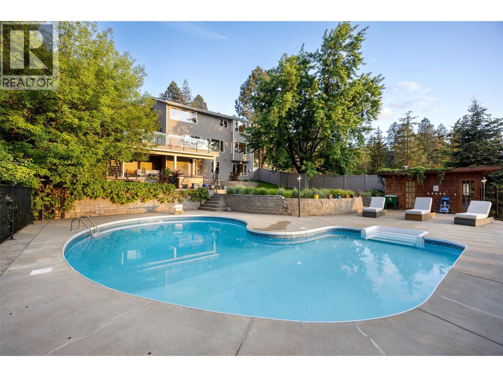 1978 High Schylea Drive, Kamloops, BC - Outdoor With In Ground Pool With Deck Patio Veranda With Backyard