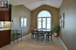 Formal Dining Area with Large Window -