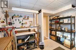 Work room in Lower Level -