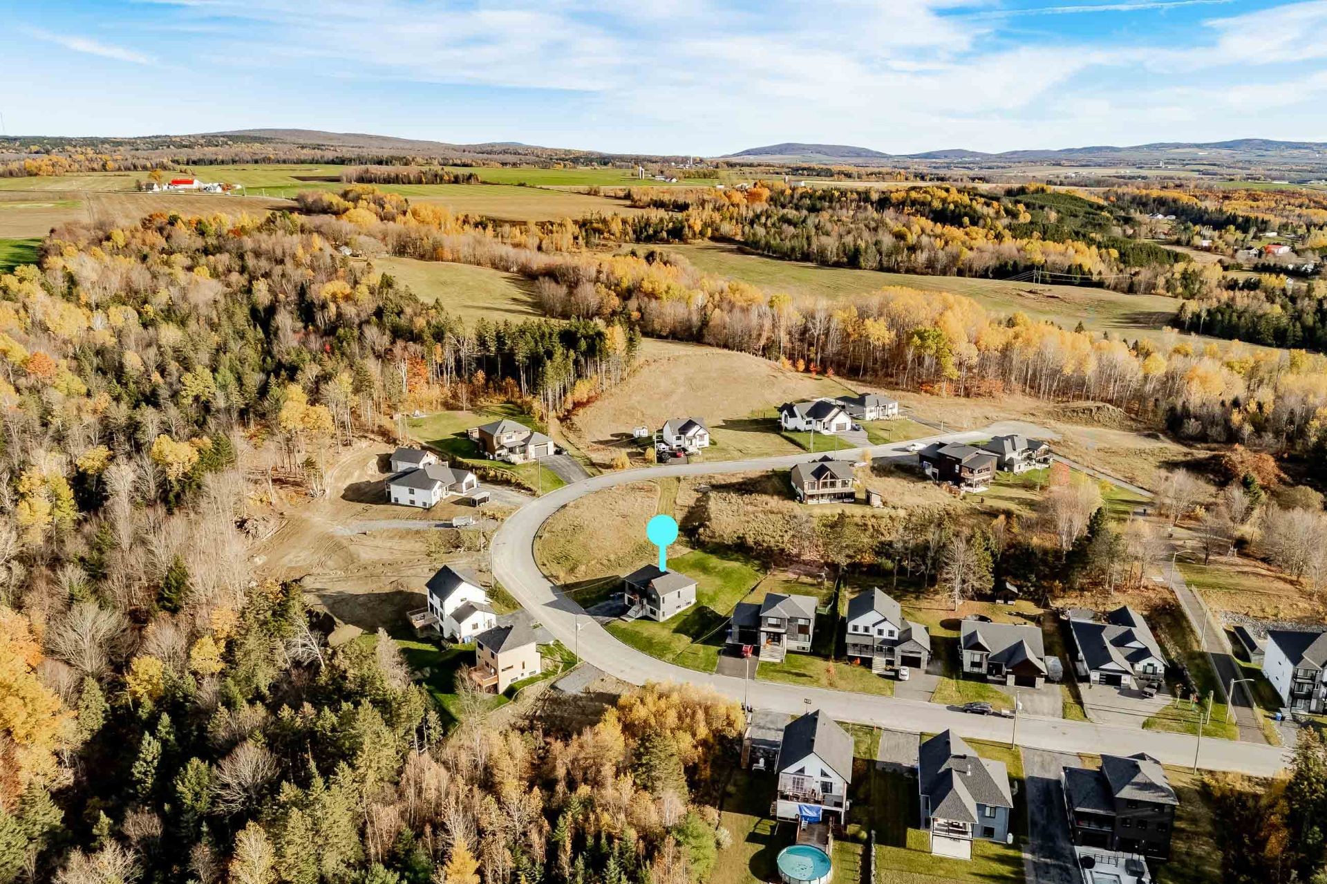 Aerial View - 780 Rue Mcauley, Coaticook, QC - Outdoor With View