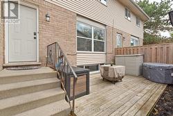 Rear patio -