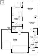 Builder Floor Plan-Main Level -
