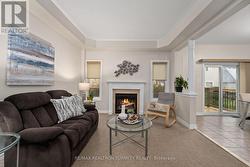 Enjoy a cozy gas fireplace -