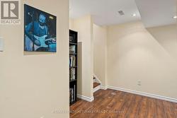 Finished basement provides additional living space -