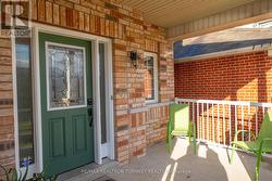 Charming covered front porch -