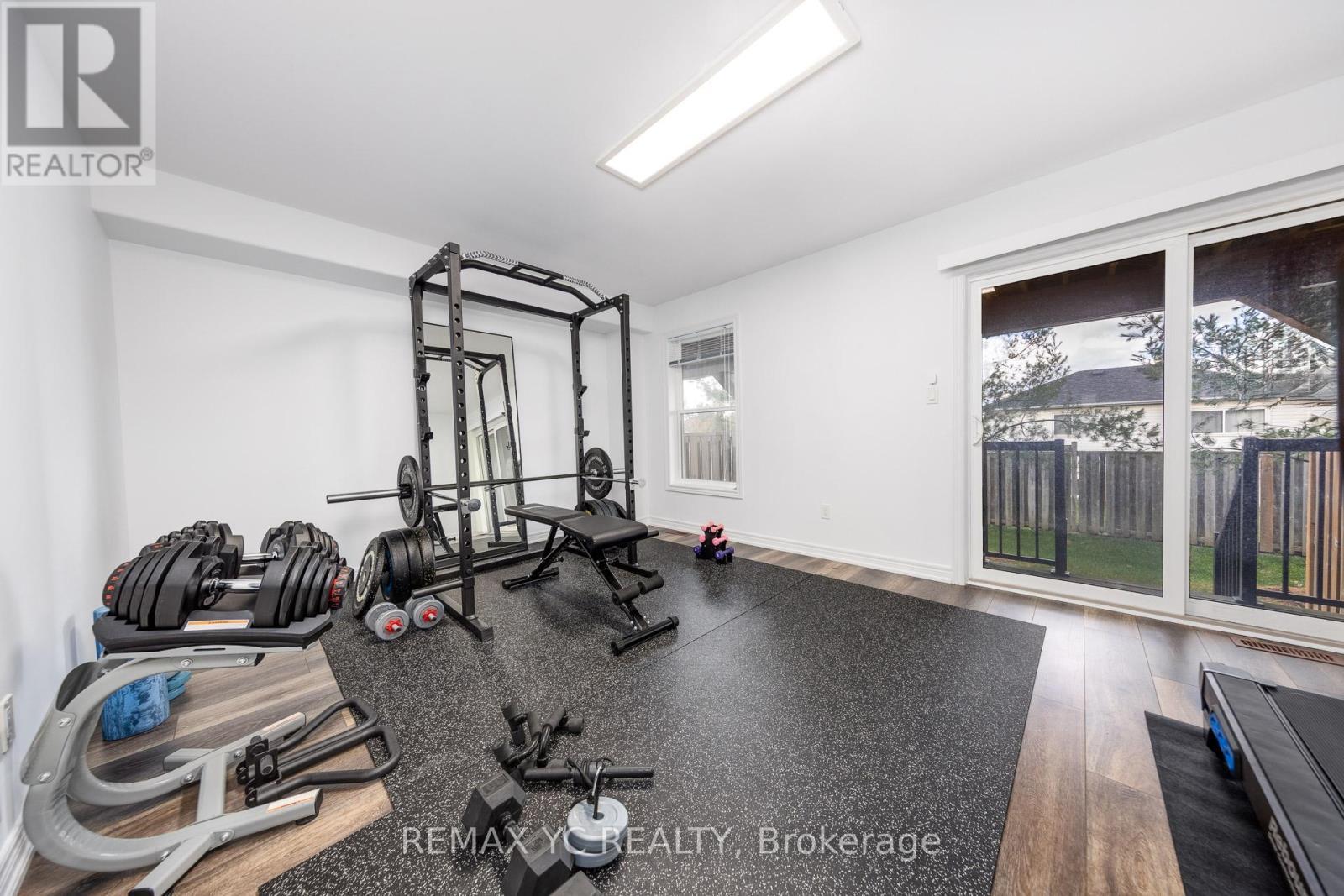 2 - 1 Leggott Avenue, Barrie, ON - Indoor Photo Showing Gym Room