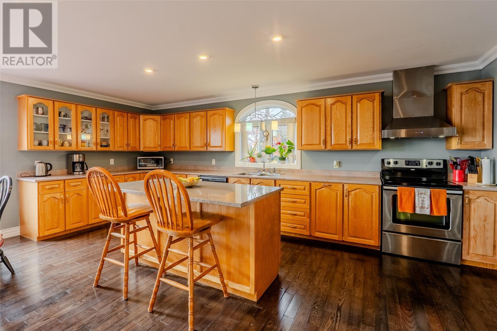 16-22 Bacon Cove Road, Conception Harbour, NL - Indoor Photo Showing Kitchen With Double Sink
