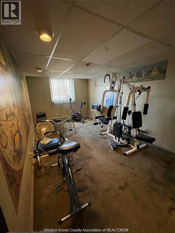 120 Pickering Unit# 409, Amherstburg, ON - Indoor Photo Showing Gym Room