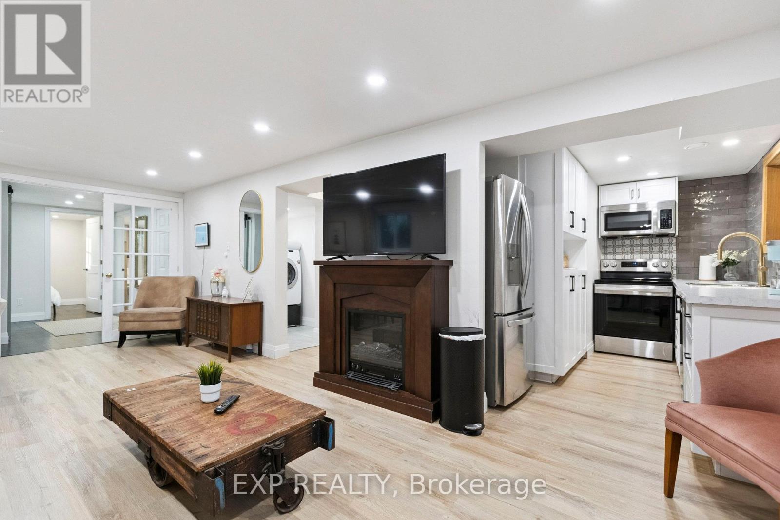 7429 Sideroad 20 Side Road, Mapleton, ON - Indoor Photo Showing Living Room With Fireplace