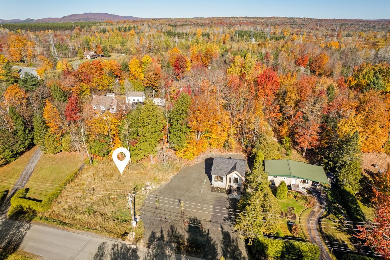 Photo aérienne - Rue Lacroix, Magog, QC