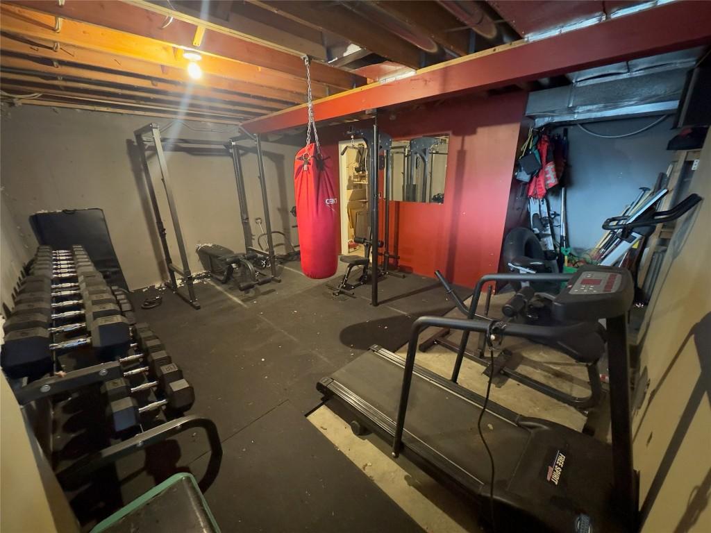 7902 Bell Rd. Road, Bridge Lake, BC - Indoor Photo Showing Basement