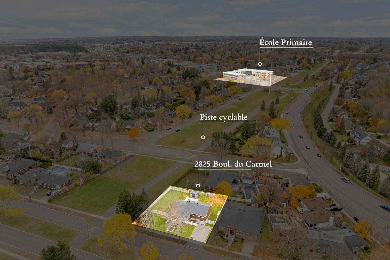 Plan (croquis) - 2825 Boul. Du Carmel, Trois-Rivières, QC -