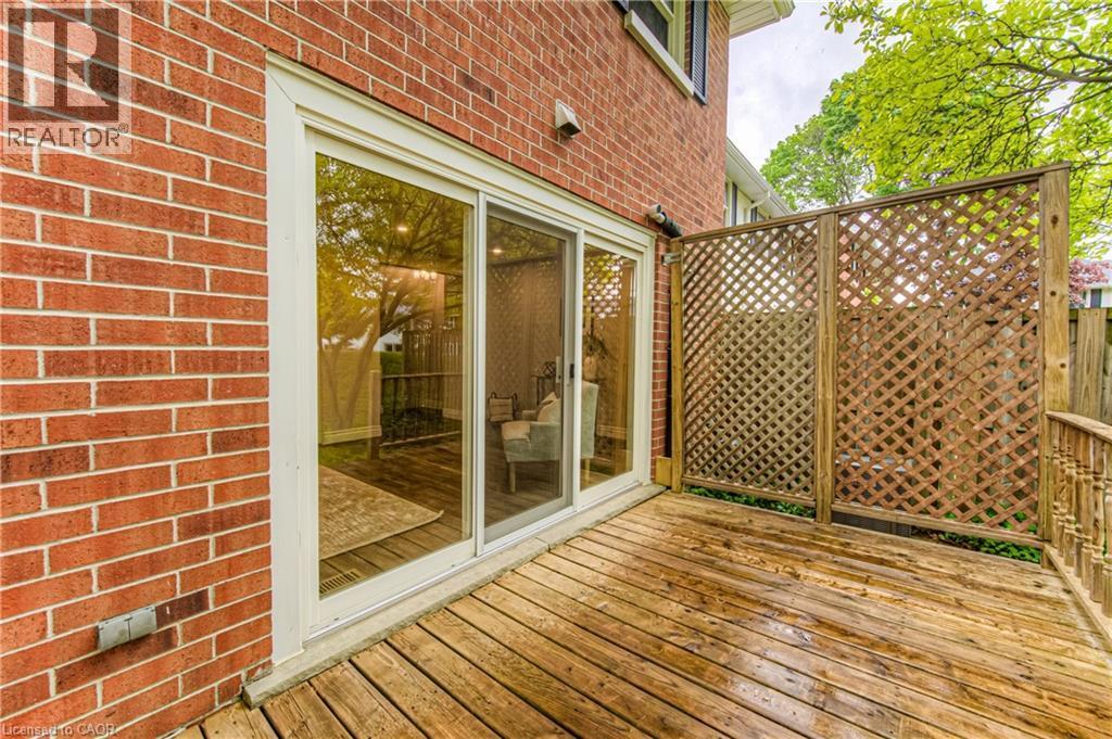 View of wooden terrace - 425 Keats Way Unit# 4, Waterloo, ON - Outdoor With Deck Patio Veranda With Exterior