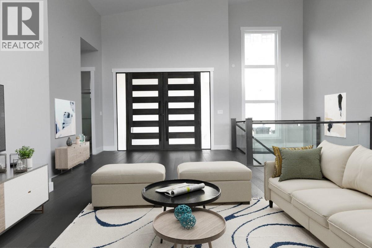 Main Living Area Up - Virtually Staged - 1410 Mine Hill Lane, Kelowna, BC - Indoor