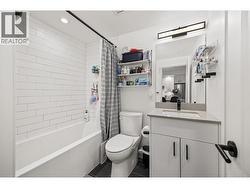 4 piece bathroom with ceramic tile flooring -