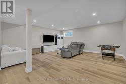 Main living area in basement -