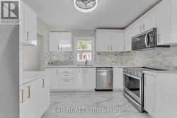 Stone backsplash. Bran new kitchen!!! -