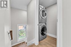 New laundry moved upstairs. -