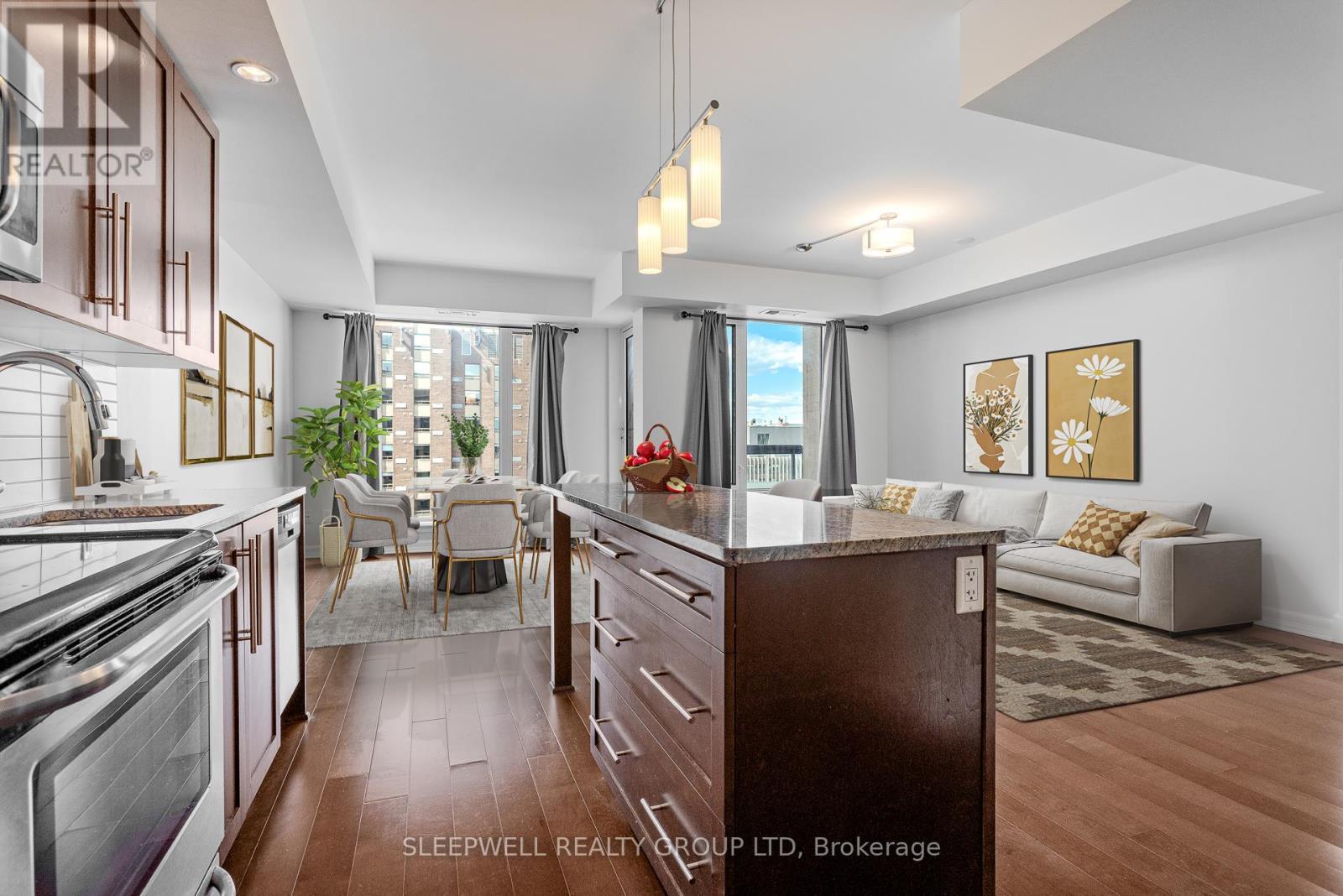 1212 - 238 Besserer Street, Ottawa, ON - Indoor Photo Showing Kitchen