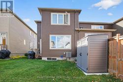 Storage shed included -