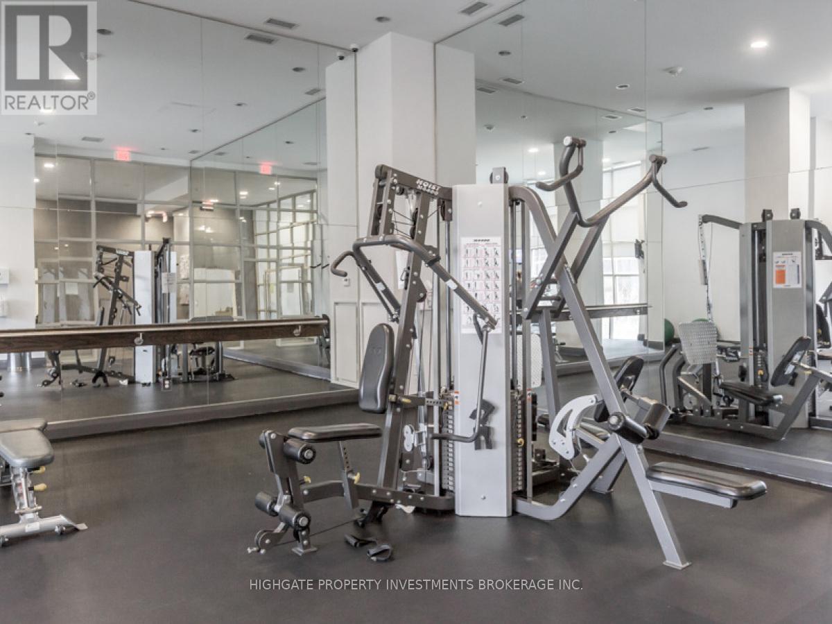216 - 125 Western Battery Road, Toronto, ON - Indoor Photo Showing Gym Room