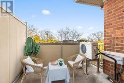 Open balcony facing east -