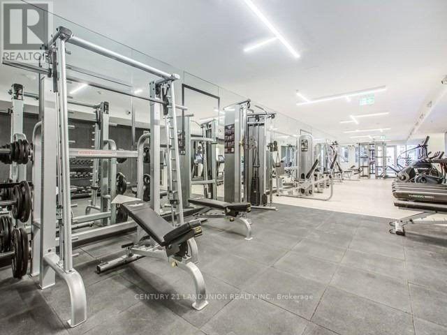 1706 - 181 Dundas Street E, Toronto, ON - Indoor Photo Showing Gym Room