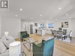 Large, open concept living space -