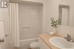 Virtually staged bathroom -