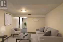 virtually staged recreation room -