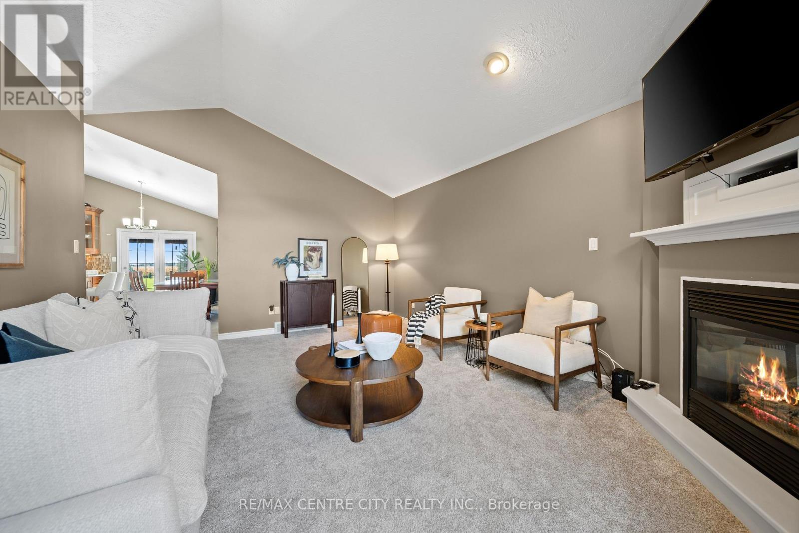 With gas fireplace - 50015 John Wise Line, Malahide, ON - Indoor Photo Showing Living Room With Fireplace