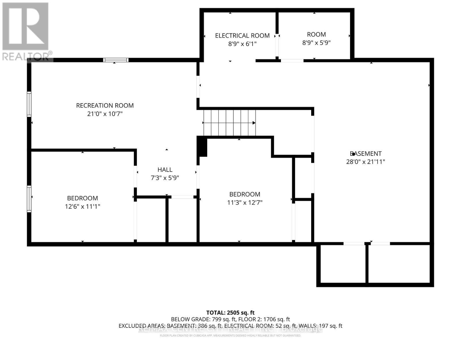 Basement floor plan - 50015 John Wise Line, Malahide, ON - Other